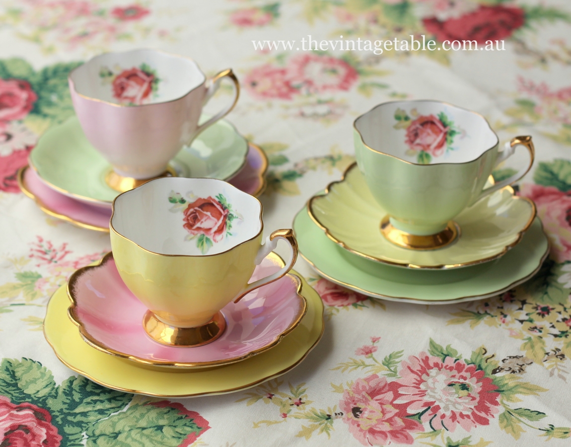 Vintage China, Crockery and Tea Set Hire Perth The