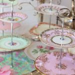 Tiered Vintage Cake Stands ~ Silver Handles $15