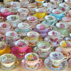 Vintage Traditional Luxury Fine Bone China Tea Cup Sets