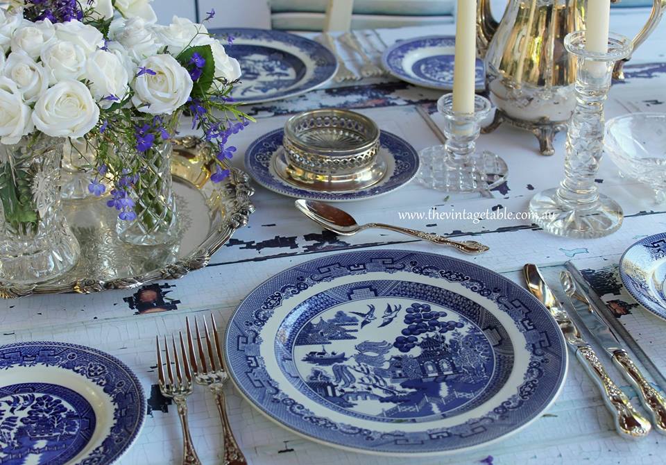 Vintage Chinoiserie Dinner & Side Plates | 100 Sets available for Wedding Summer Season 2017/18.