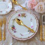 Botanical Collection with Gold Cutlery