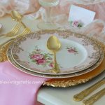 Botanical Collection with Gold Cutlery & Charger