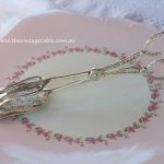 Vintage Silver Plated Pastry Tongs