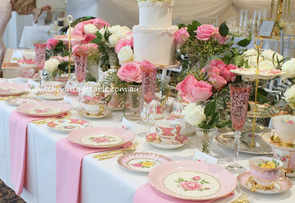 Pink High Tea | The Vintage Table Perth