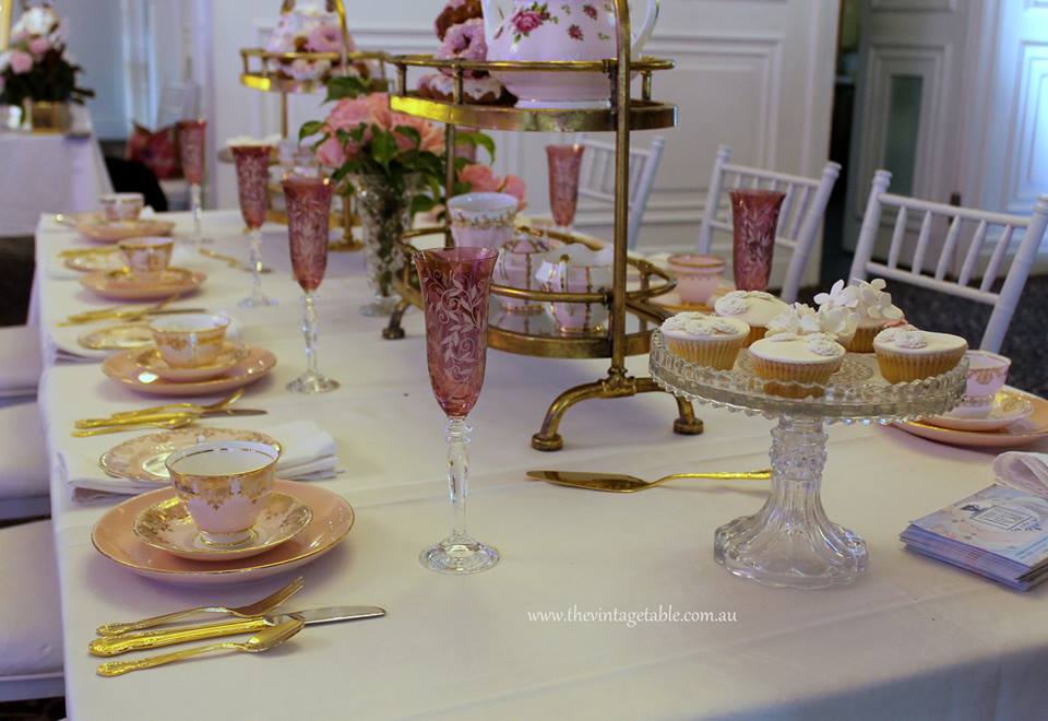 high tea hire - the vintage table perth